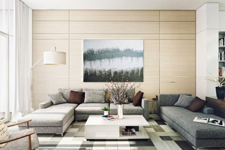 Ideas para decorar una pared de salón que impresionan