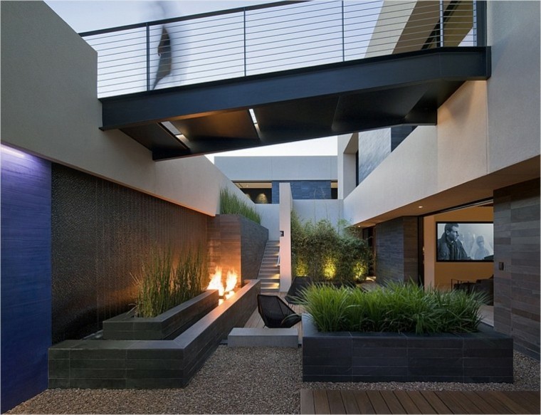 Patio interior cincuenta ideas modernas para decorarlo