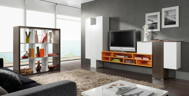 Muebles esquineros de madera para tv: muebles para tv propuestas ... Muebles esquineros para sala modernos