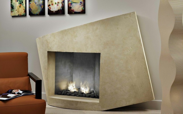 Salones con chimenea cincuenta diseños acogedores