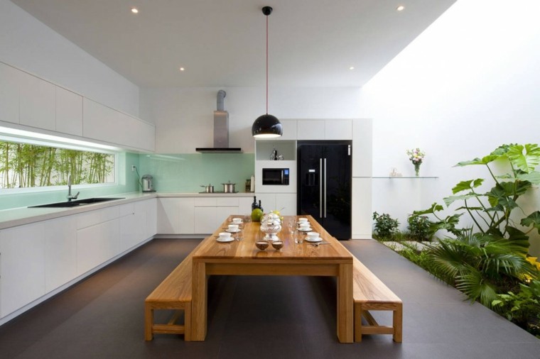 Patio interior cincuenta ideas modernas para decorarlo