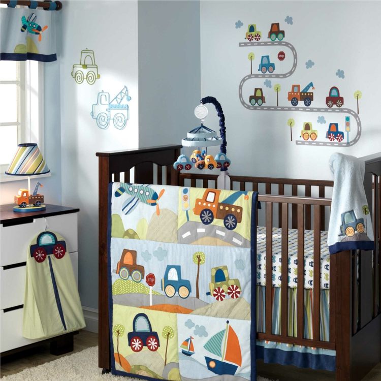 Diseño habitacion bebe y un mundo de ideas para decorar. Cuarto para bebes con todo de los animalitos de la jungla