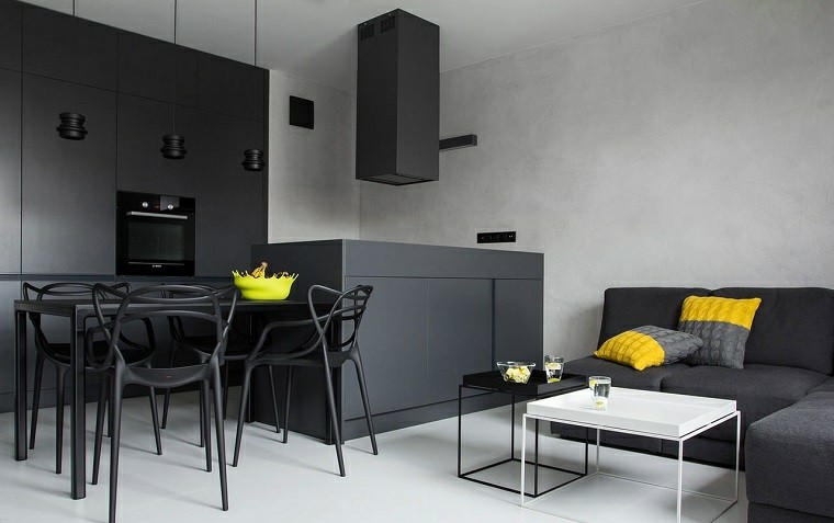 Blanco y negro: 50 ideas para el salón moderno
