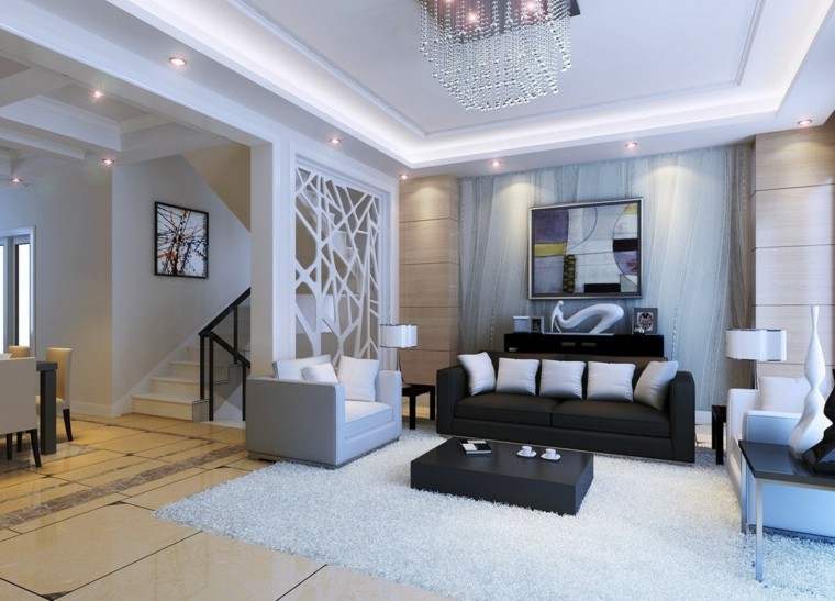 Bombillas led, 50 ideas para un ambiente diferente. Falsos techos pladur leds