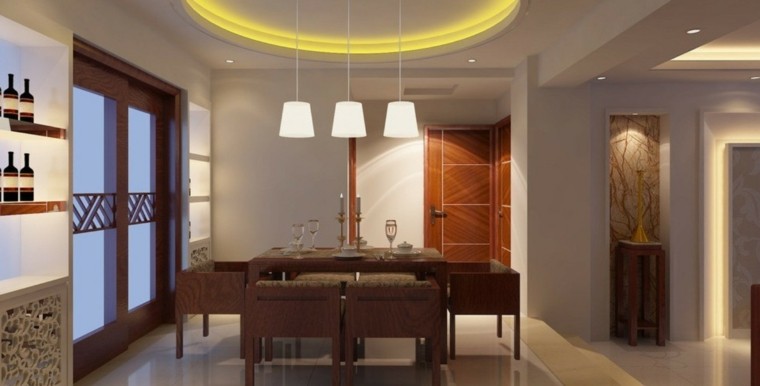 Bombillas led, 50 ideas para un ambiente diferente. Falsos techos pladur leds