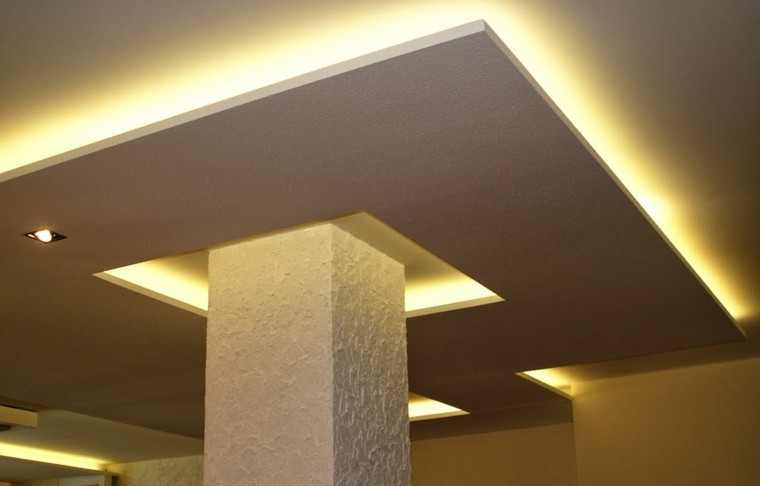 Bombillas led, 50 ideas para un ambiente diferente. Falsos techos pladur leds