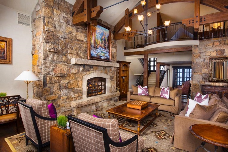 Salones rusticos: 50 ideas perfectas para casas de campo
