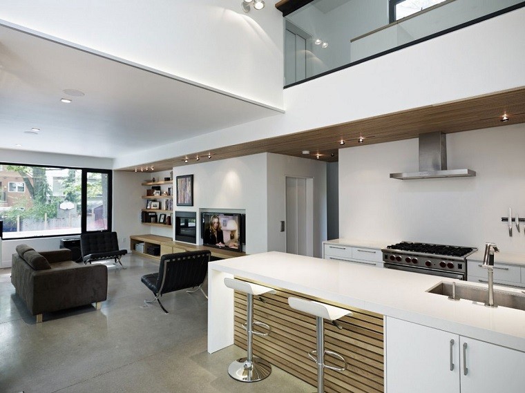 Diseño cocinas abiertas al salón prácticas y funcionales Casa remodela sala cocina y comedor