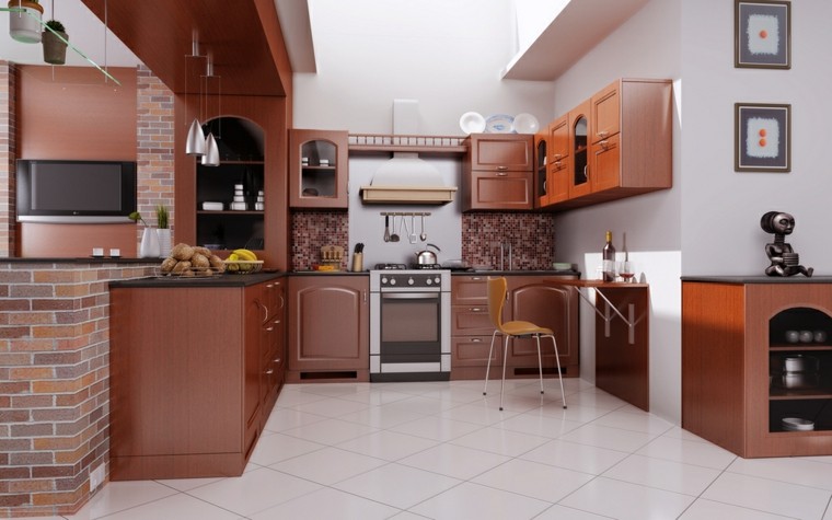 Cocina moderna en forma de u: 50 ideas ultra originales