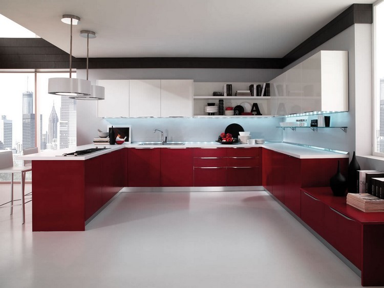 Decoracion de cocinas a todo color 78 ejemplos