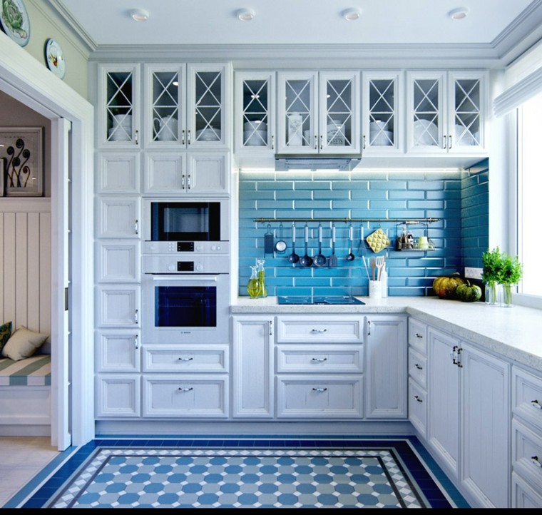 Decoracion rustica: 50 ideas para interiores impresionantes Cocinas con muebles empotrados