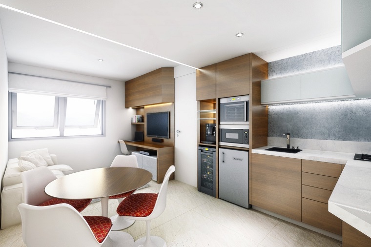 Diseño cocinas abiertas al salón prácticas y funcionales Cocina diseño Funcionales de mueble