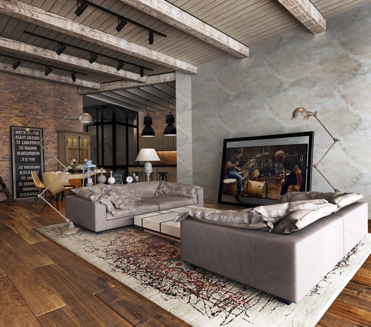 Decoracion rustica: 50 ideas para interiores impresionantes Tipos de ceramica para living