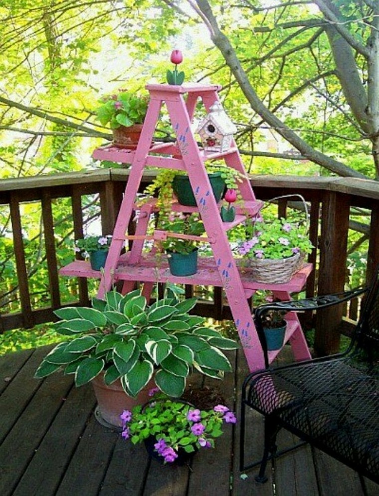 Reciclaje creativo, 50 ideas geniales para un patio diferente.