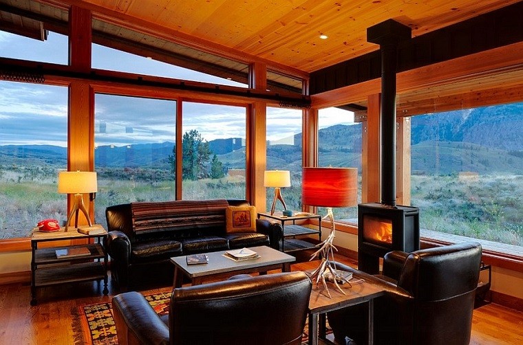 Salones rusticos: 50 ideas perfectas para casas de campo