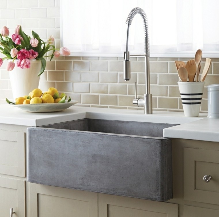 Hormigon como elemento decorativo de interiores