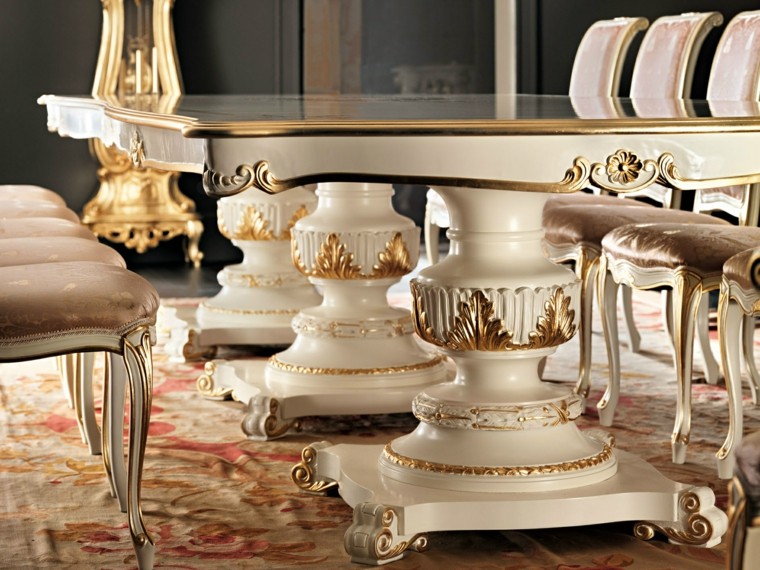 Mesas comedor ideas de madera elegancia y estabilidad Juego de comedor moderno 2015