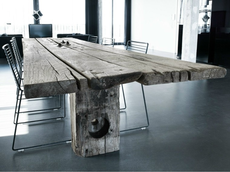 Mesas comedor ideas de madera elegancia y estabilidad