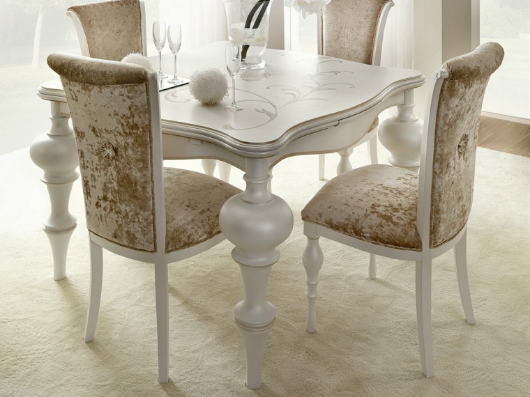 Mesas comedor ideas de madera elegancia y estabilidad Juegos de comedores modernos 2015