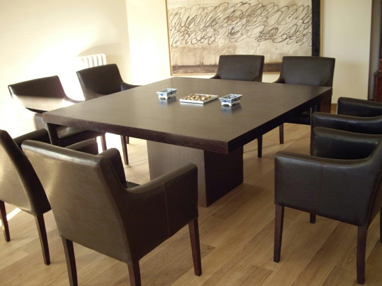 Mesas comedor ideas de madera elegancia y estabilidad Mesa comedor moderna