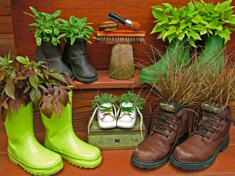 Reciclaje creativo, 50 ideas geniales para un patio diferente.