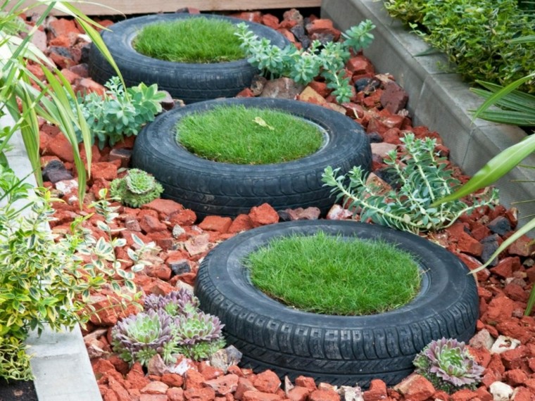 Reciclaje creativo, 50 ideas geniales para un patio diferente.