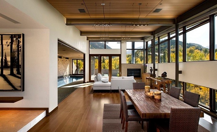 Salones rusticos: 50 ideas perfectas para casas de campo