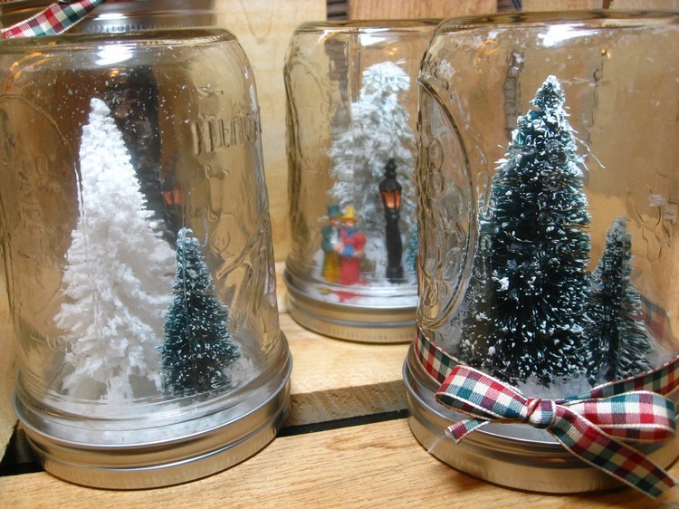 Tarros de cristal decorativos :25 ideas para la navidad