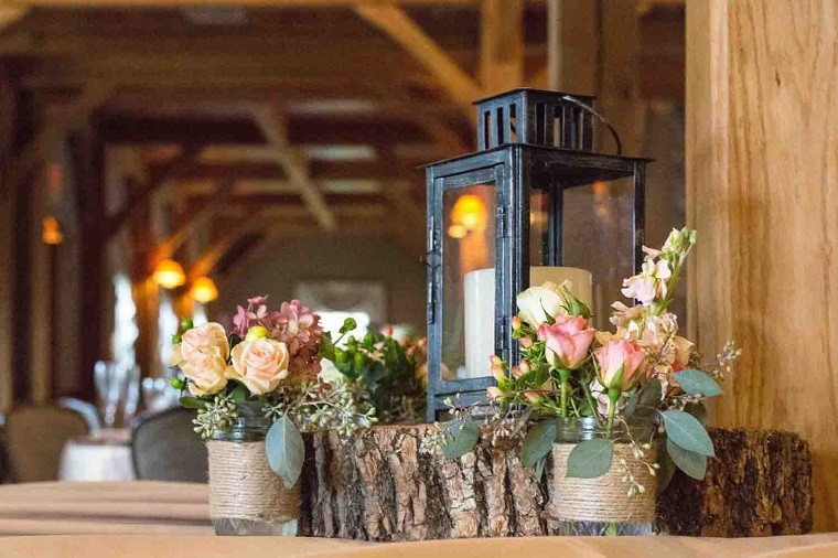Arboles: ideas de decoraciones hechas por ramas Decoracion contemporanea con mesas tronco