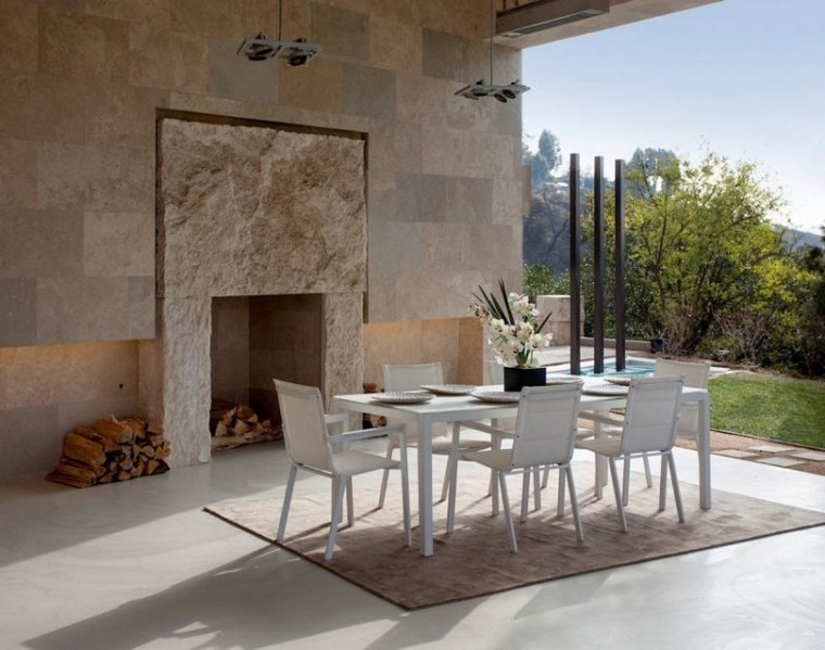 Azulejos travertino: 75 ideas de para suelos y paredes