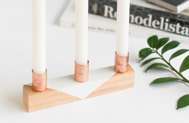 Portavelas hechos a mano: 25 ideas originales Candelabros Herreria Ideas De