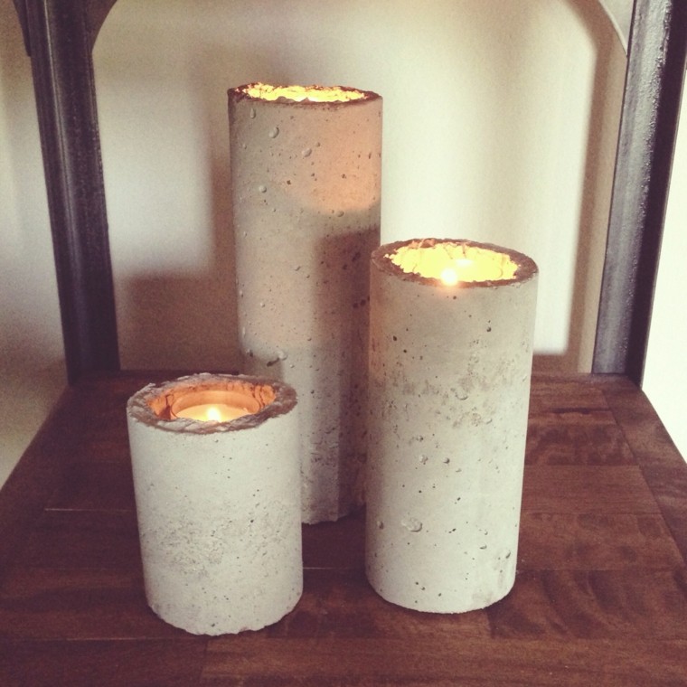 Portavelas hechos a mano: 25 ideas originales Candelabros Herreria Ideas De