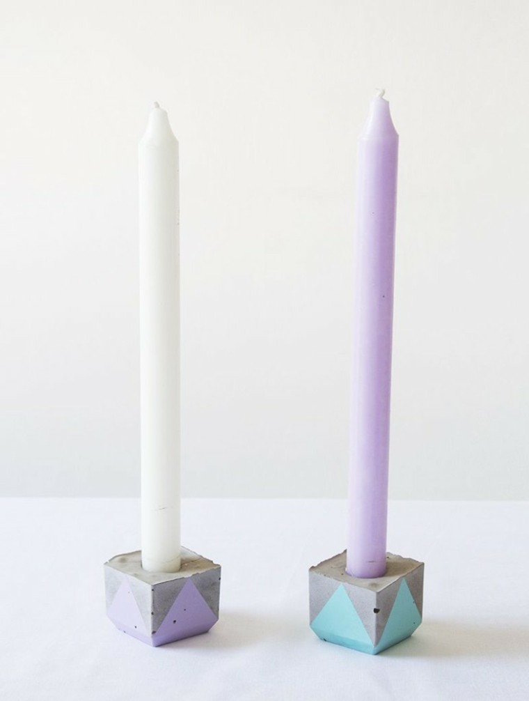 Portavelas hechos a mano: 25 ideas originales Decoración Artesanales Candelabros