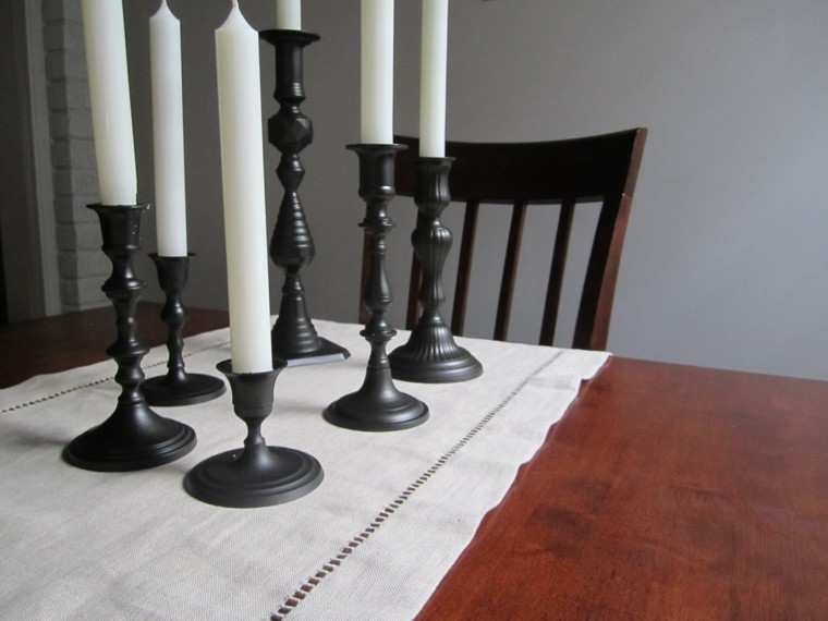 Portavelas hechos a mano: 25 ideas originales Candelabros Herreria Ideas De