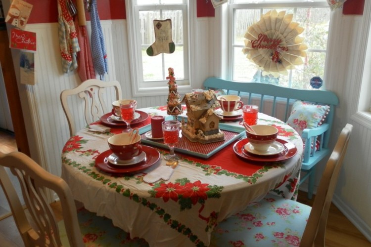 Cocinas navidad y decoración en 50 ideas creativas únicas. Cocina Salon creativo