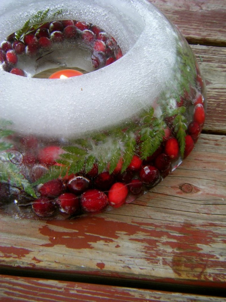 Decoracion navidad hielo para decorar el jardÃn
