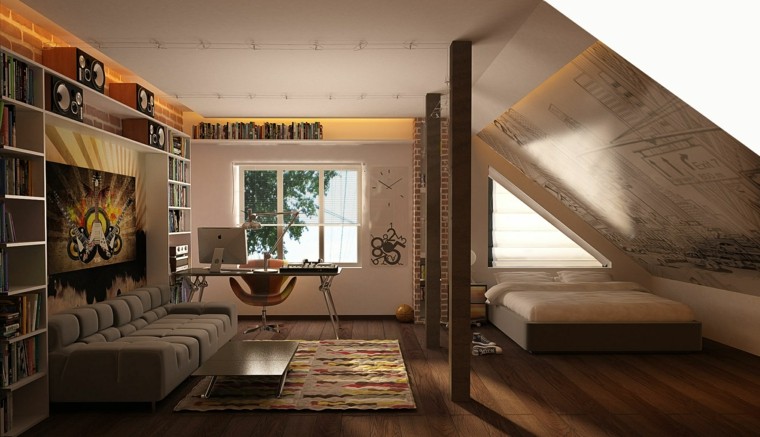 Dormitorio juvenil ideas originales para tu chico Camas del real madrid para habitaciones