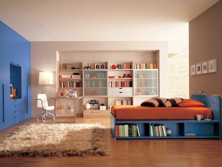 Dormitorio juvenil ideas originales para tu chico Camas del real madrid para habitaciones