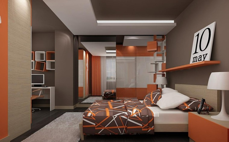 Dormitorio juvenil ideas originales para tu chico Estantes para dormitorio juvenil