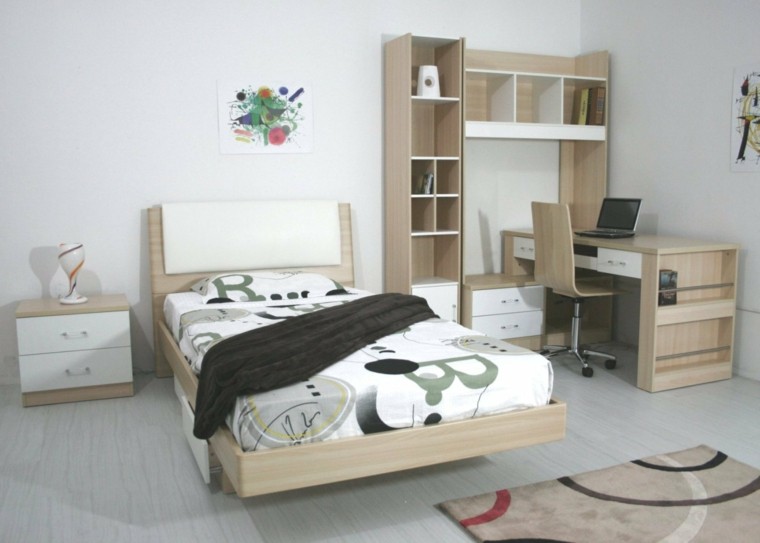 Dormitorio juvenil ideas originales para tu chico Camas del real madrid para habitaciones