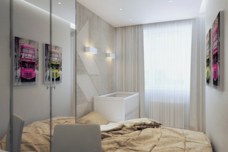Apartamentos diseño pequeño, ideas personalizadas. Creativo cabaña Interiores