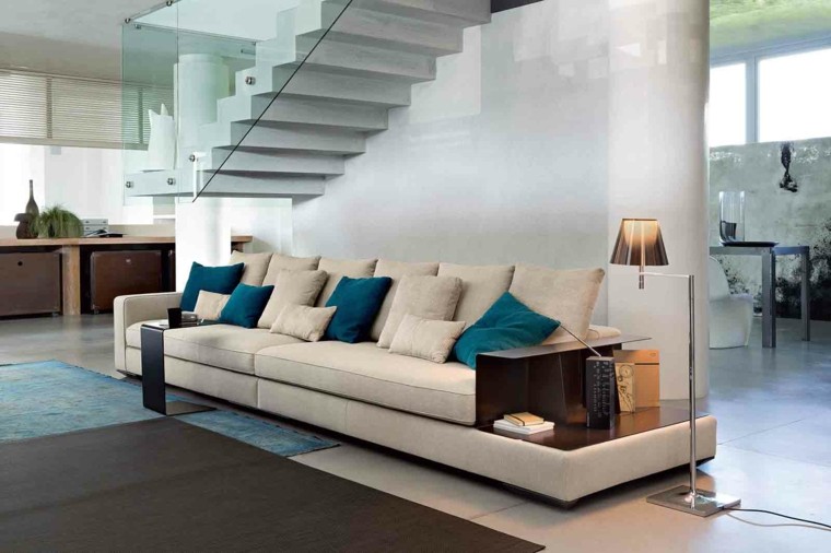 sofá preciosa decorando el salón moderno decoracion salon precioso sofa lampara ideas