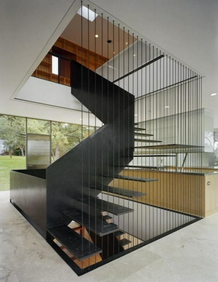 Escaleras de madera, aluminio, cristal 101 ideas