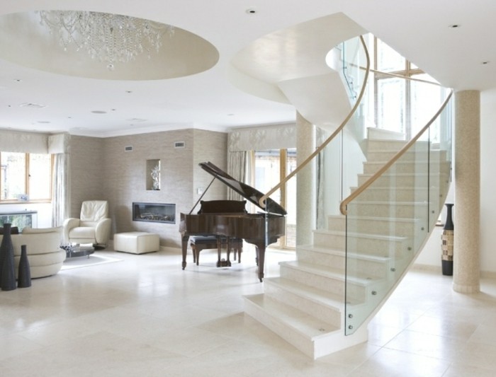 Escaleras de madera, aluminio, cristal 101 ideas Clasicas creativo Escalera