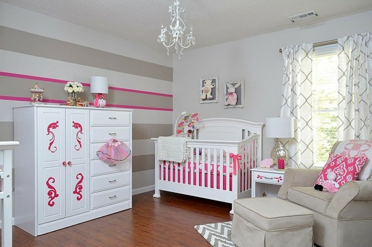 Cuartos rosas para bebe – dabcre.com Decoracion de dormitorios para bebe niña