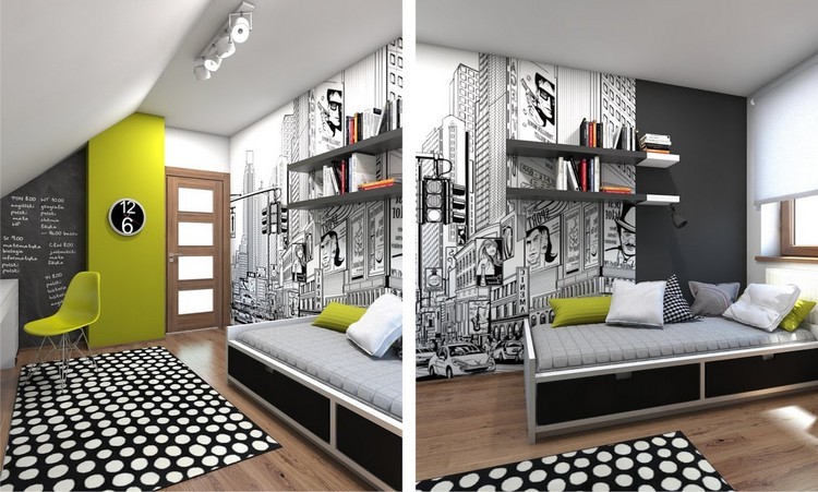 Habitaciones juveniles muebles para espacios pequeños