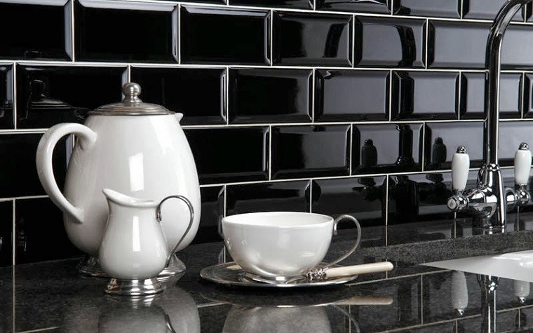 Color negro para la cocina, 50 ideas creativas y diferentes. De cocina creativo Decoracion
