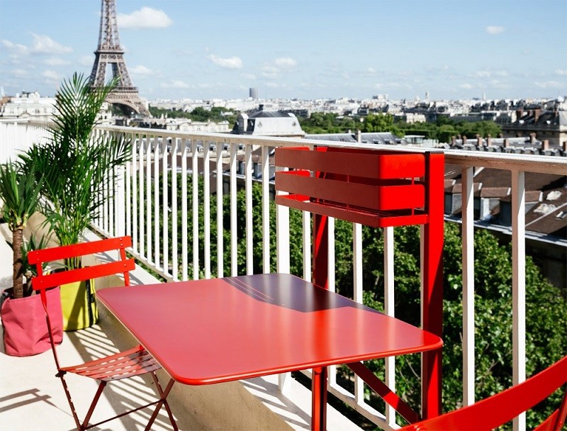 Muebles bonitos para el balcón o la terraza moderna Balcon idées Barandas