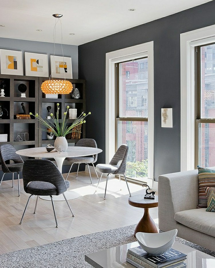 Muebles de comedor de colores oscuros 50 ideas Diseño Muebles comedor