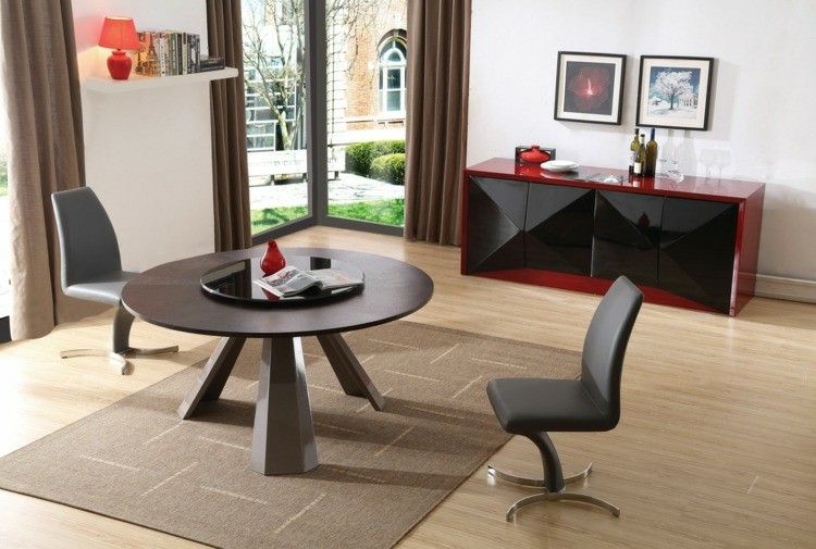 Muebles de comedor de colores oscuros 50 ideas